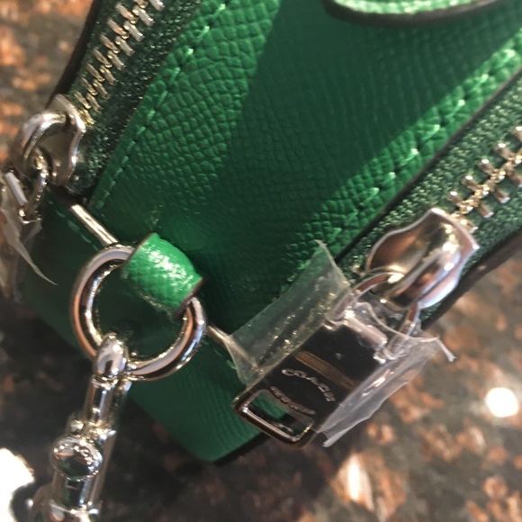 Coach Serena Satchel Top Handle Shamrock Green NWT - Picture 9 of 13